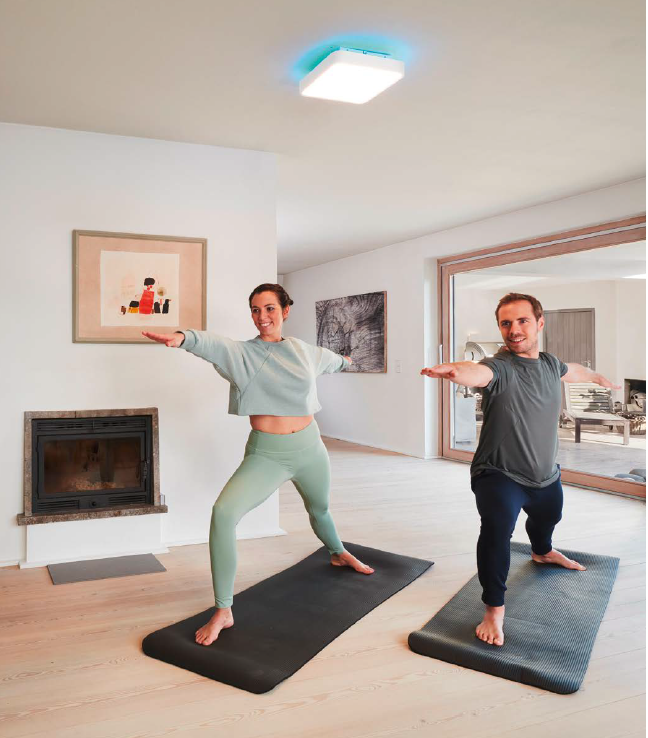 ORBIS BACKLIGHT stropní svítidlo, 350x350mm, WIFI RGB+stmívatelné, 2800lm, 28W, IP20, bílá AC314090055