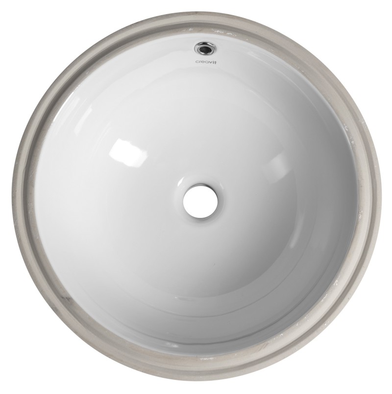 Keramické umyvadlo pod desku, 38x38cm, bílá MA037