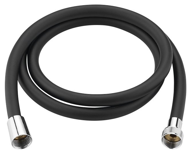 NOPEL plastová sprchová hadice, 150cm, černá mat 11079