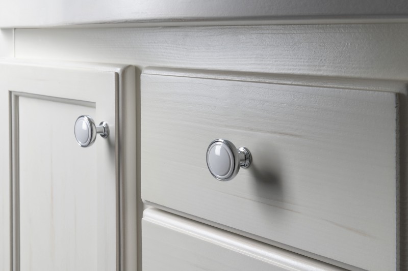 RETRO umyvadlová skříňka 89x80x48cm, starobílá 1621