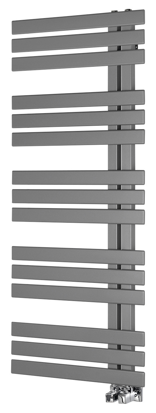 SILVANA otopné těleso 500x1236mm, metalická stříbrná IR153