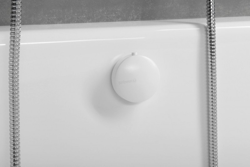 PAGODA nástěnná vana litý mramor 170x85x58cm, bílá 72976