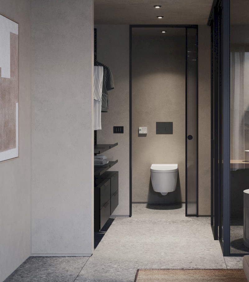 WCLEAN závěsné WC Swirlflush s integrovaným elektronickým bidetem, bílá Extraglaze 7418K11