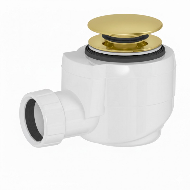 Vanová výpust DN40, click-clack, zlato 71714G