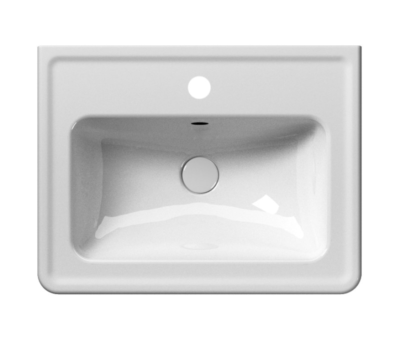 CLASSIC keramické umyvadlo 60x46cm, bílá ExtraGlaze 8731111