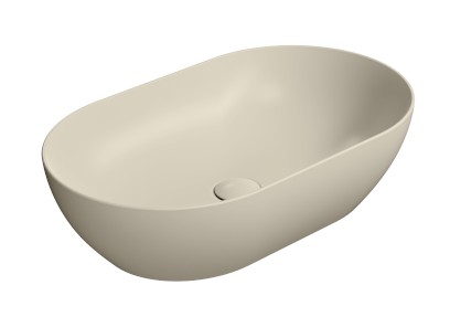 PURA keramické umyvadlo na desku 60x37cm, creta mat 883408