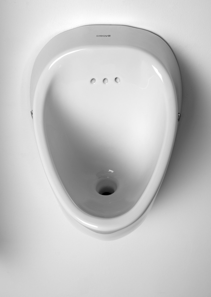 Urinál se zakrytým přívodem vody, Rimless, 32x52cm TP635