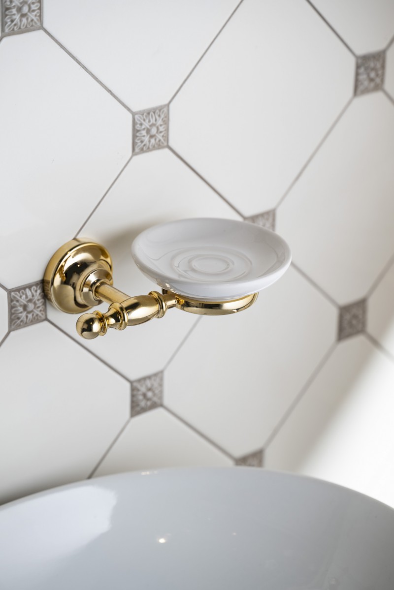 PERLA mýdlenka, keramika, zlato PE1065