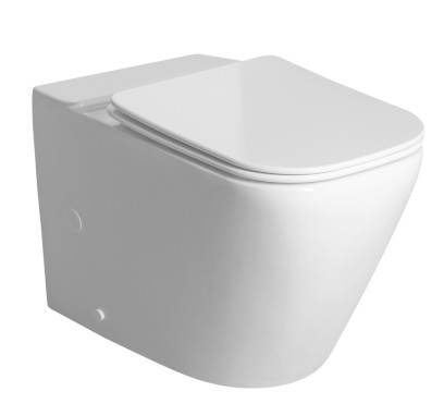 IMALA WC kombi mísa, Vortex Rimless, 61x35,5cm, spodní/zadní odpad, bílá PC107-111