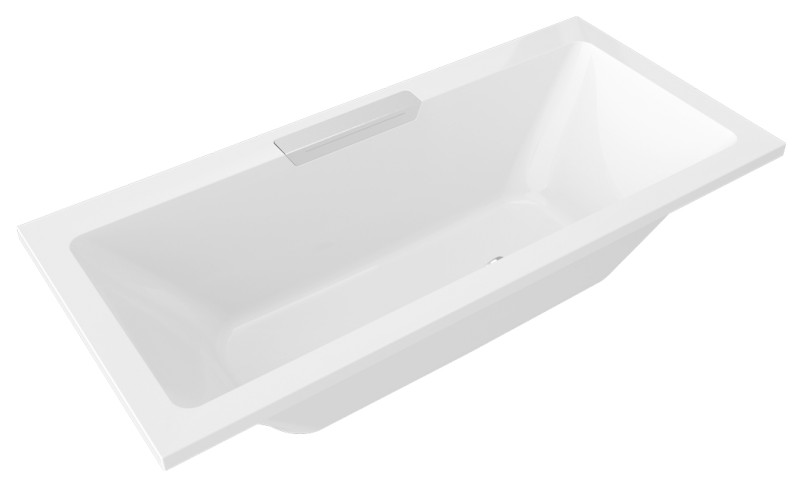 CASCATA obdélníková vana 185x85x45cm, kaskáda nerez 73836.100