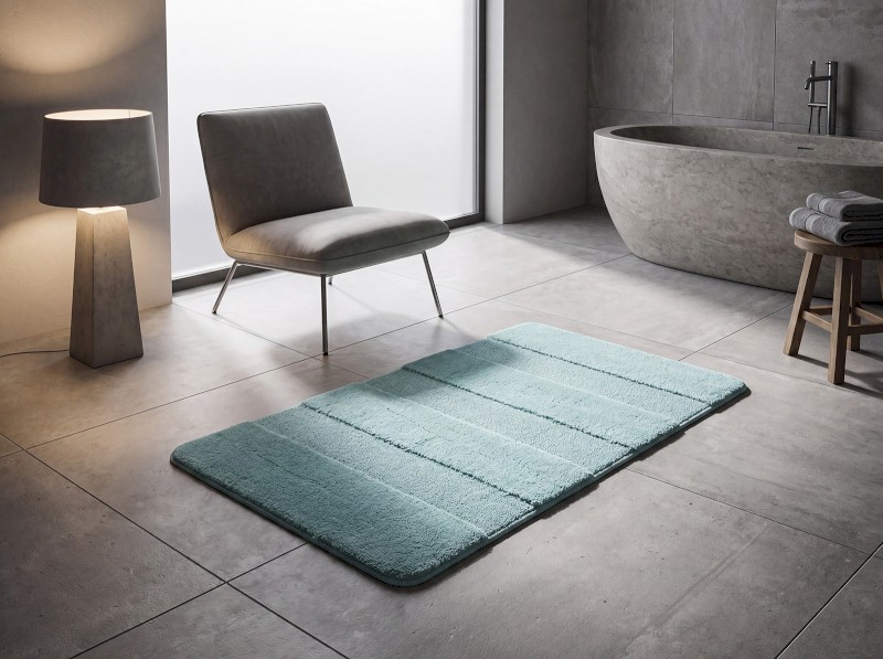 SERENITY předložka 60x90cm s protiskluzem, polyester, zelená 7110305
