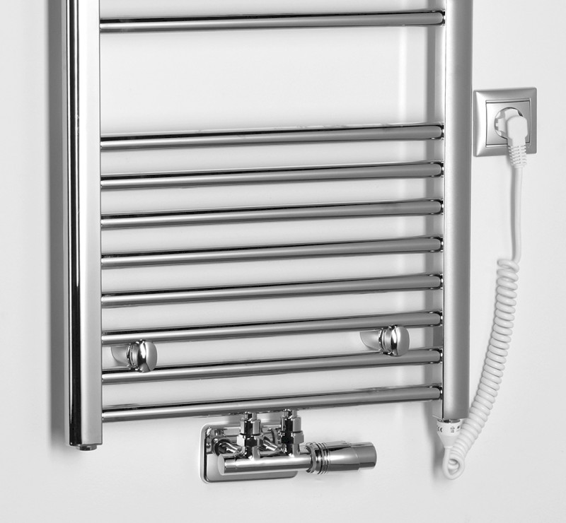 ALYA otopné těleso rovné 500x1188mm, středové připojení, chrom LLS302