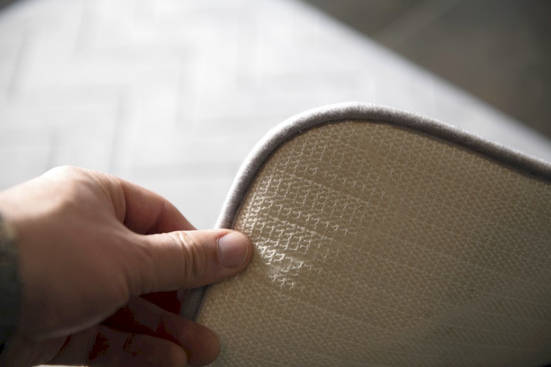 MOUSSE koupelnová předložka, 50x80cm, 100% polyester, protiskluz, šedá 96MS508008