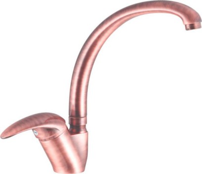 SALY stojánková dřezová baterie, výška 280mm, měď SA515