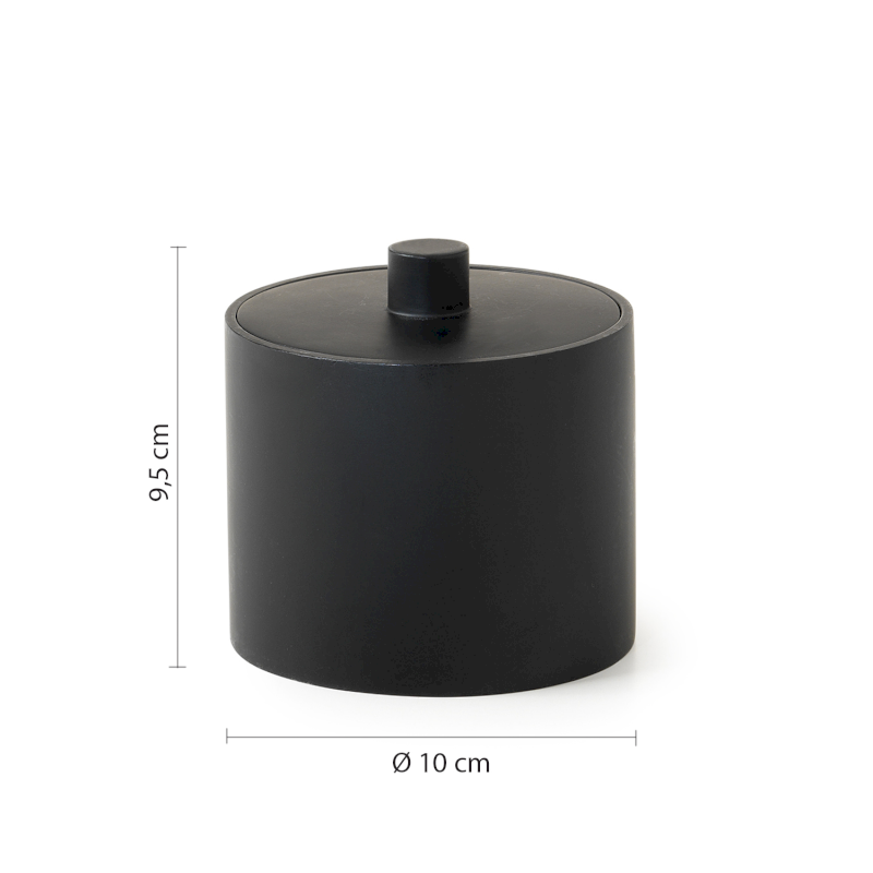 BRENDA dóza na postavení, černá mat BR0314