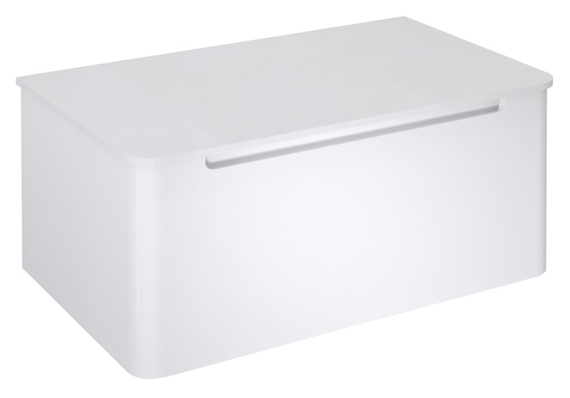 KERALA umyvadlová skříňka 80x35x47,5cm, 1x zásuvka, bílá lesk KR080-3030