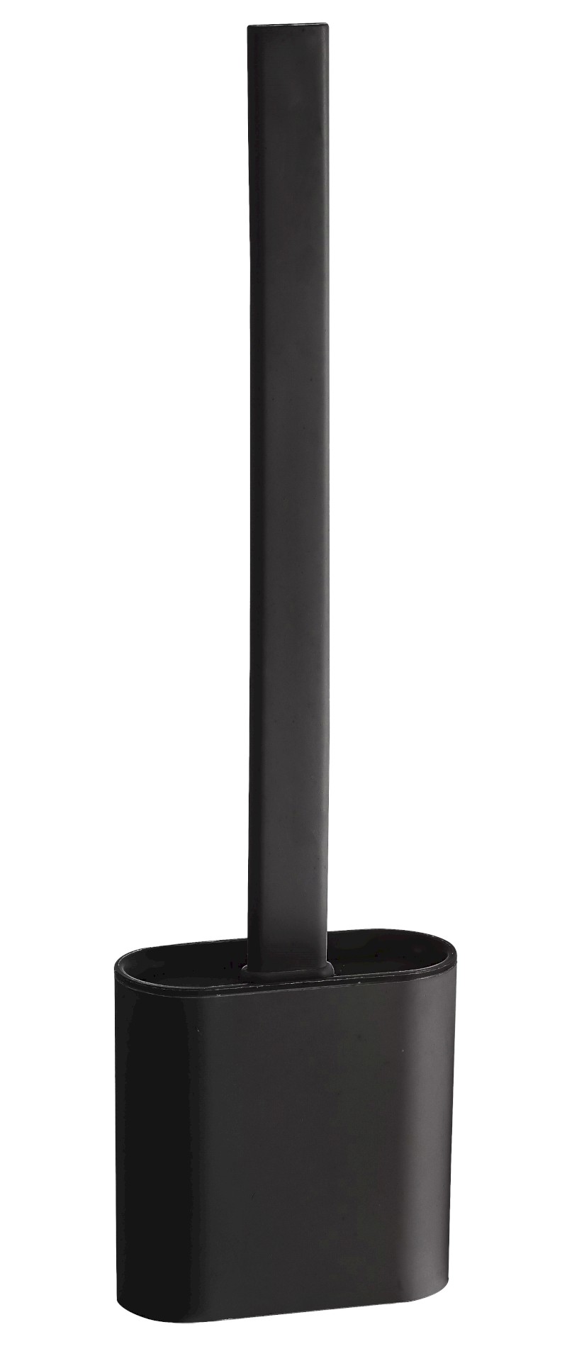 SANA WC silikonová štětka závěsná/na postavení, černá mat BS010B
