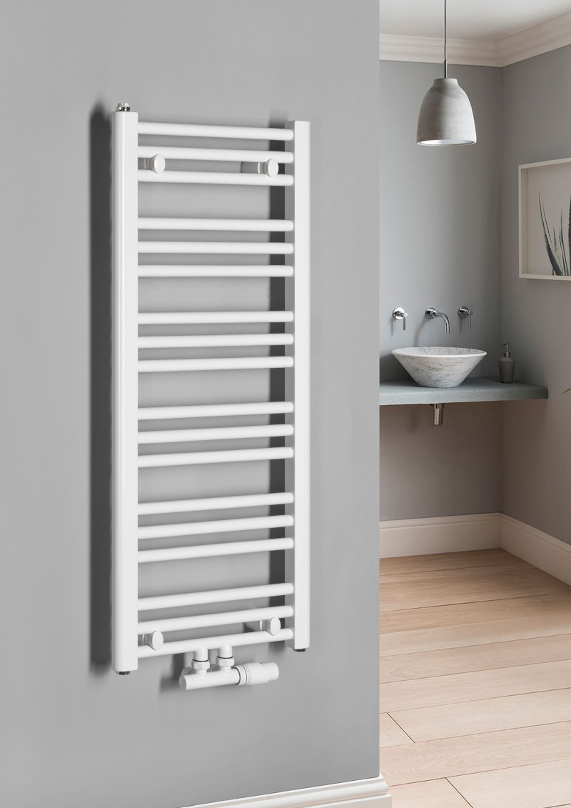 ALBRECHT otopné těleso 400x930 mm, středové připojení, bílá 600.111.4