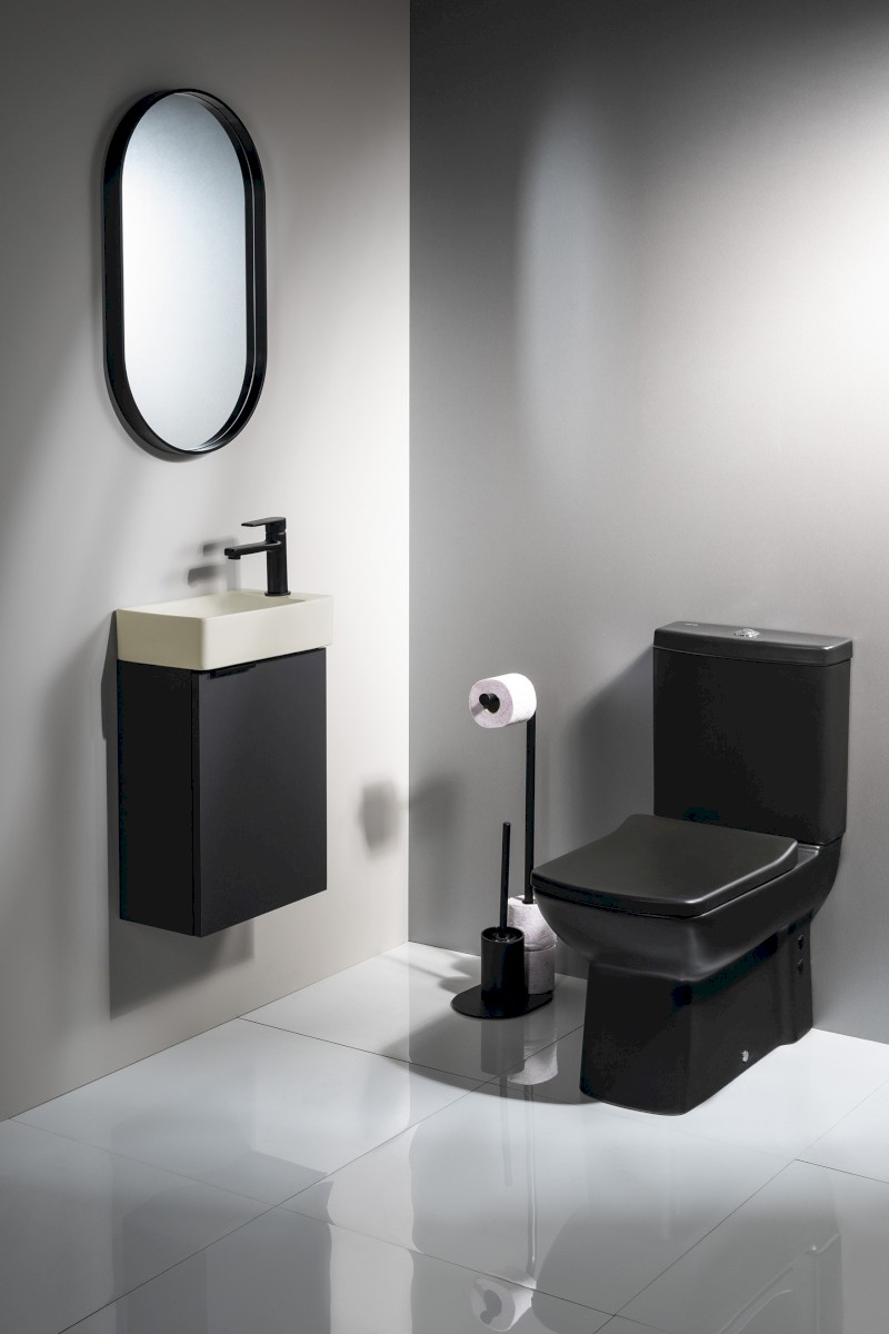 MARGITHA keramické umývátko 38x22cm, otvor pro baterii vpravo, ivory MGT38221