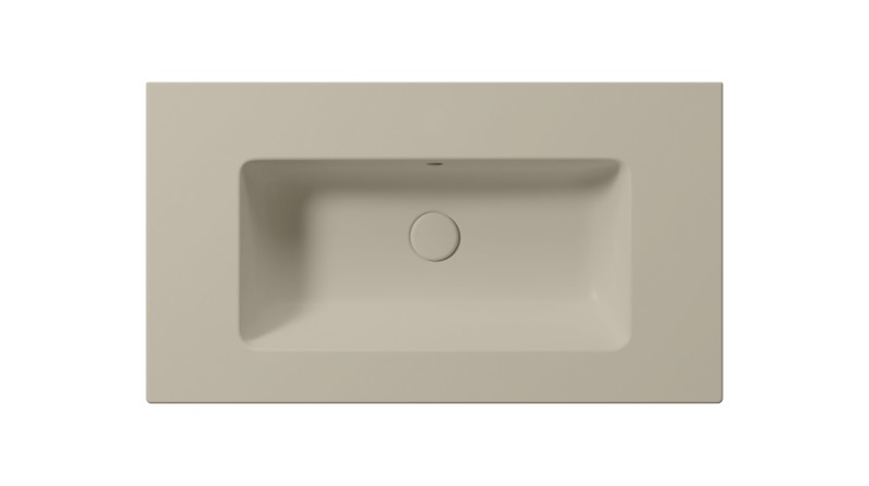 PURA keramické umyvadlo Slim 82x46cm, bez otvoru, creta mat 8885008