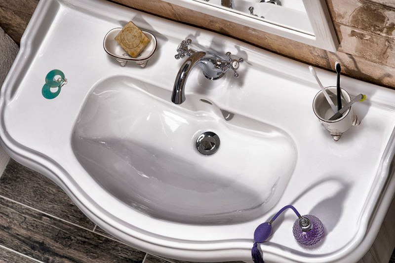 RETRO keramické umyvadlo 100x54,5cm, bílá 105001