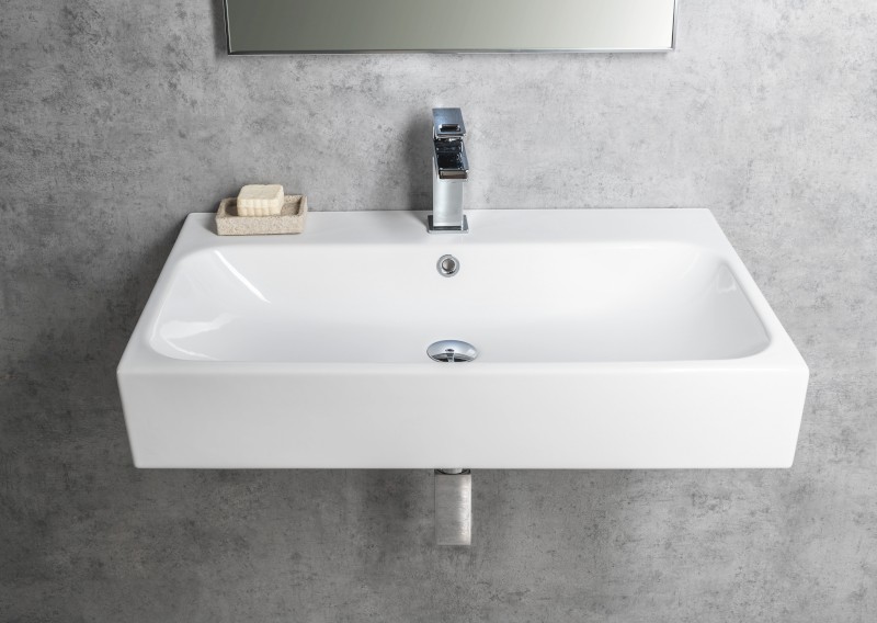 TORIDI keramické umyvadlo 76x46,5cm, bílá TU0226