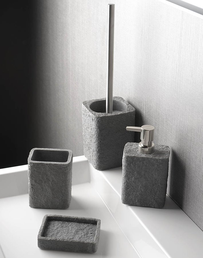 ARIES mýdlenka na postavení, šedá AR1108