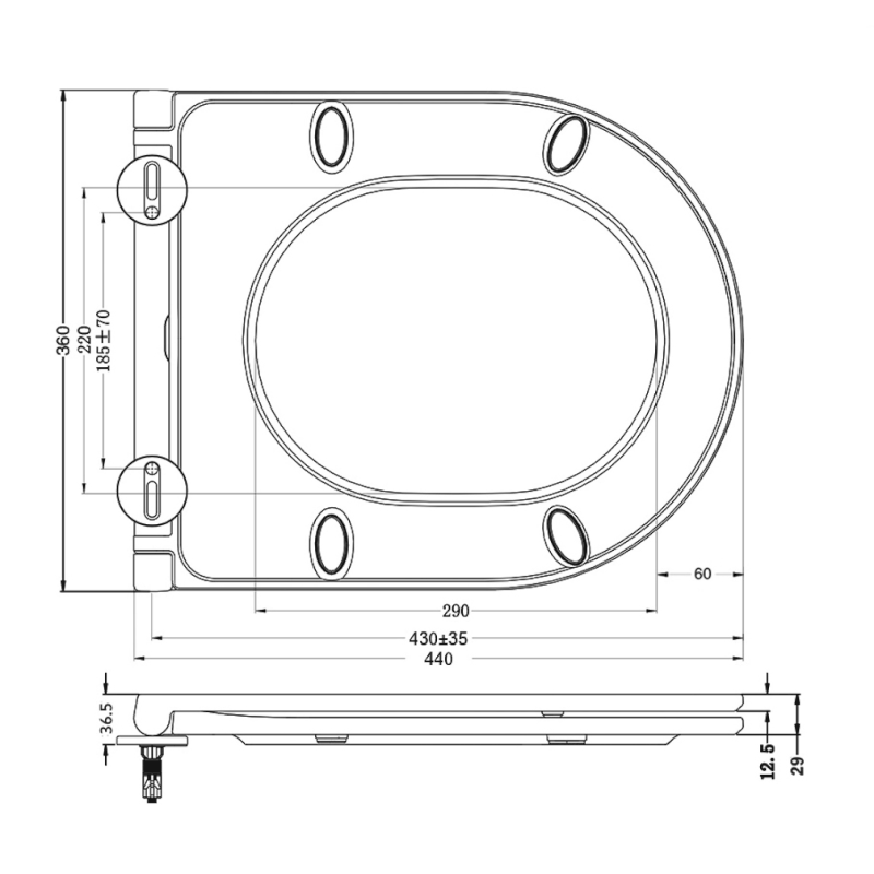 GLANZ WC sedátko, SLIM, Soft Close, Easy Take, bílá 201.526.4