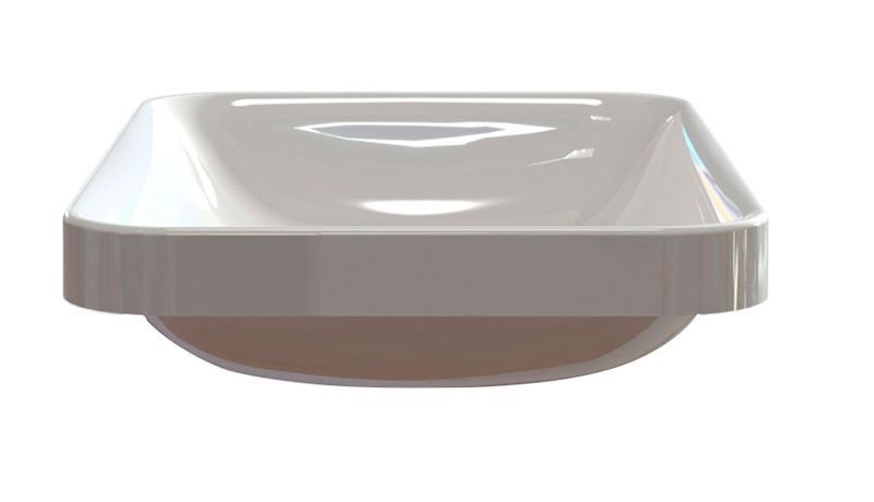 ASTORIA umyvadlo zápustné, litý mramor, 55x37cm, bílá 55033