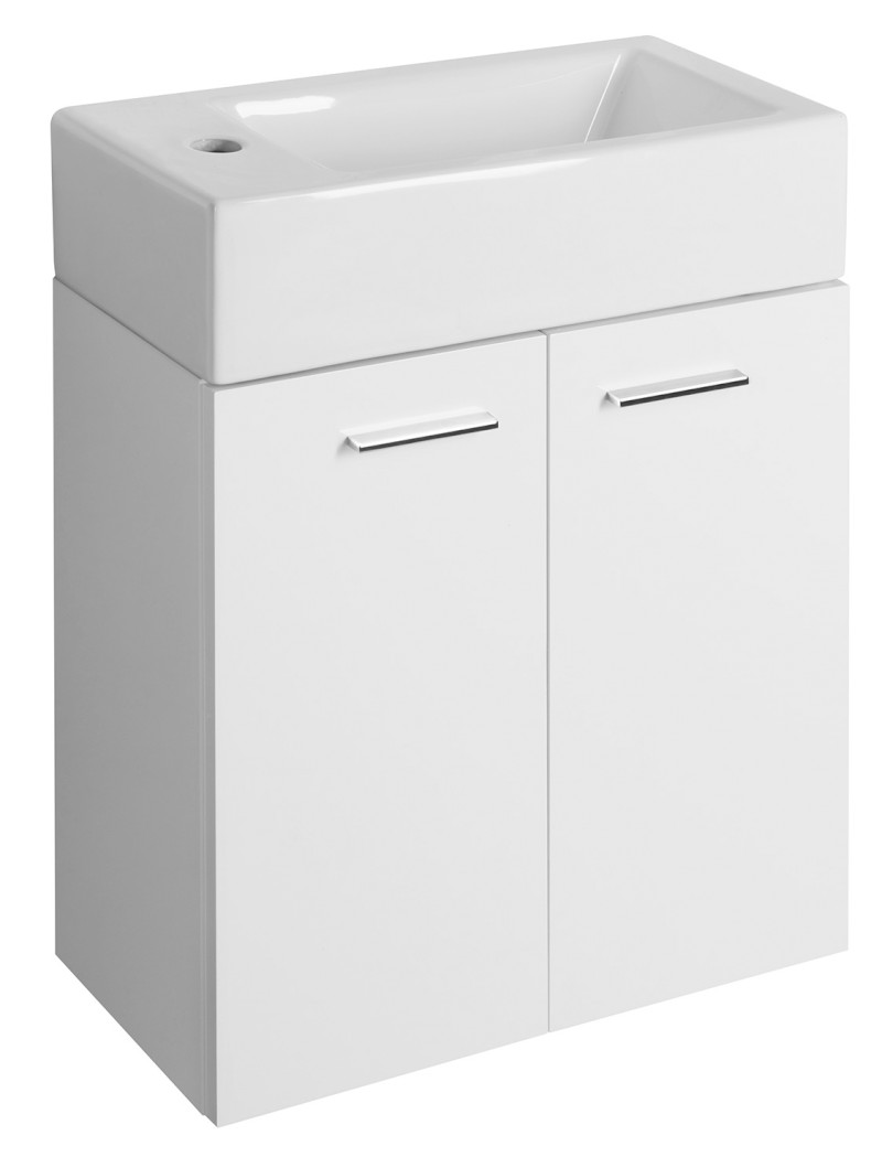 ZOJA umyvadlová skříňka 49x50x24,6cm, 2 dvířka, bílá 51047A