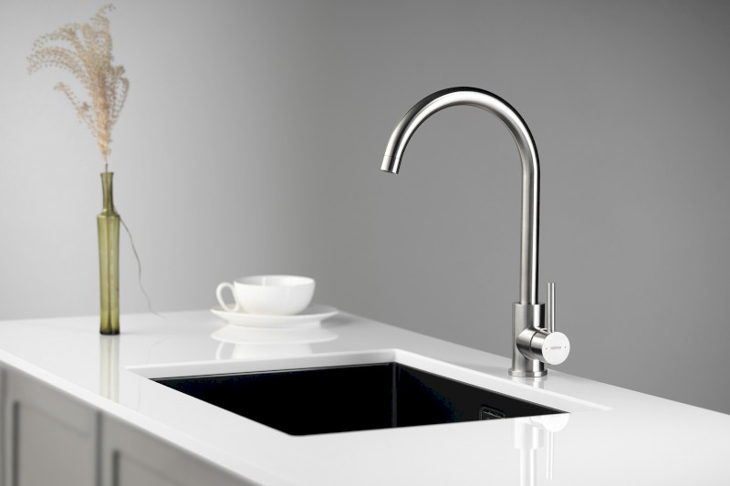 TRONA stojánková dřezová baterie, nikl JK649NK