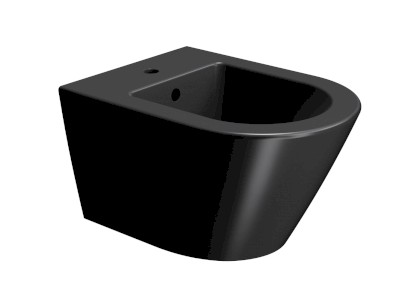 KUBE X bidet závěsný 36x50cm, černá mat 9464126