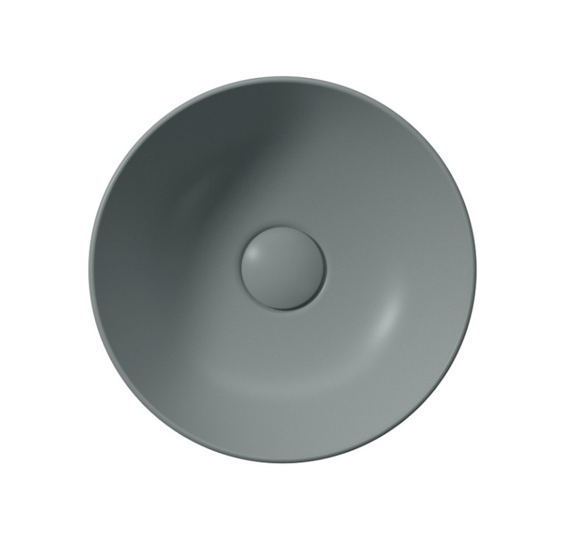 PURA keramické umývátko na desku, průměr 32cm, agave mat 885404