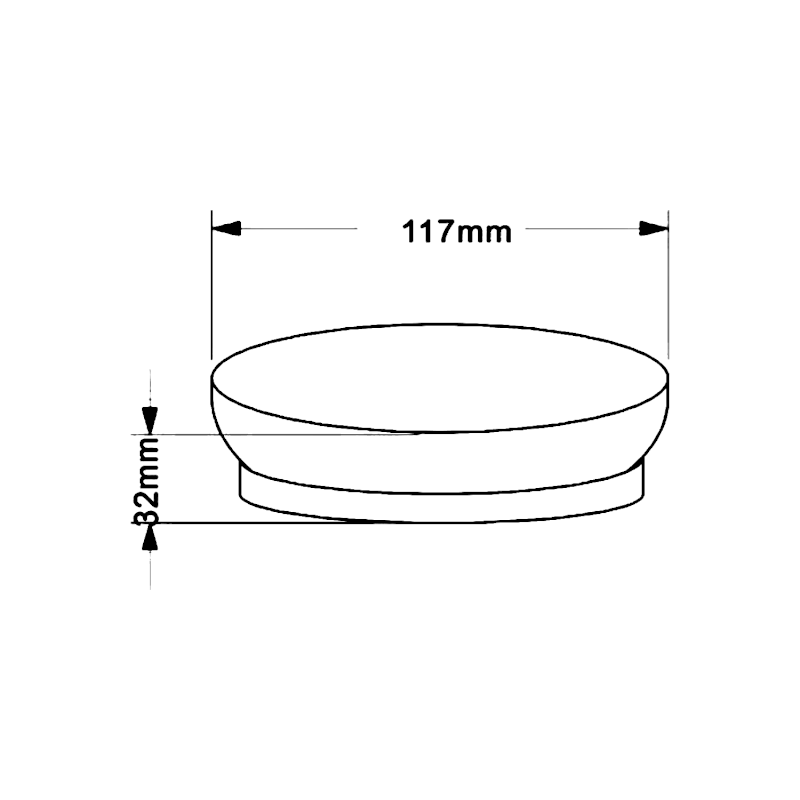 FANCY mýdlenka na postavení, bílá 2126301
