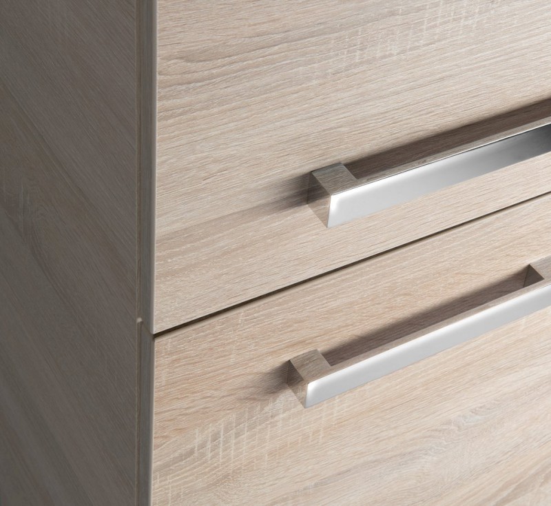 VEGA skříňka vysoká s košem, 40x150x31cm, dub platin VG960