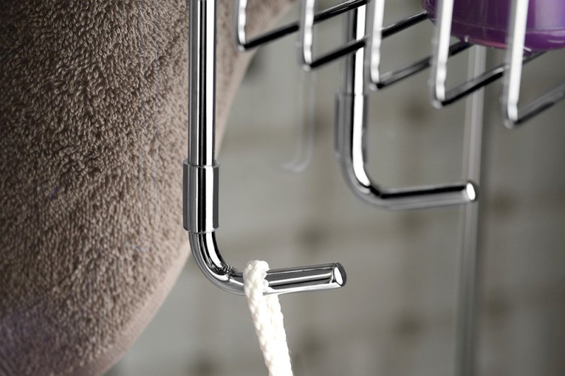 SMART police do sprchy závěsná, chrom XJ602