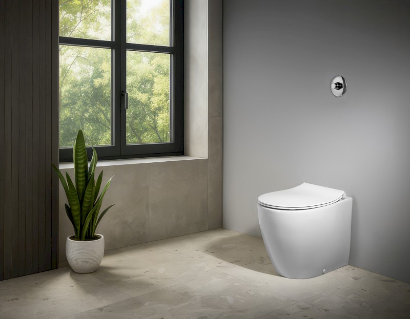 TEMPOR samouzavírací podomítkový WC ventil, chrom 937.470.1