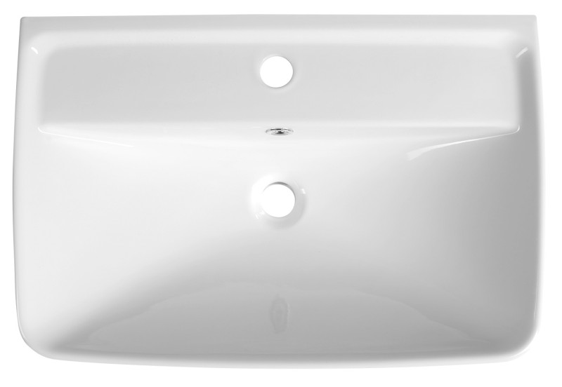 DURU keramické umyvadlo 60x40cm, bílá TU0351