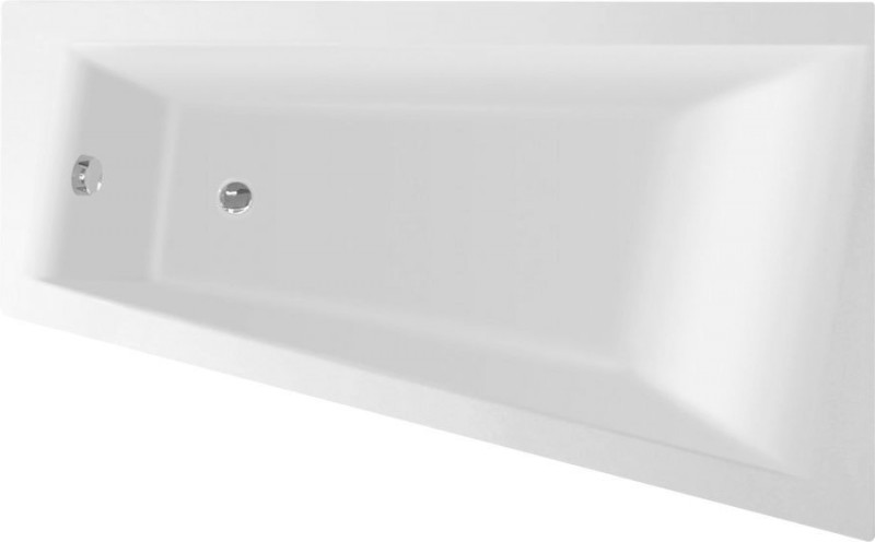 METUJE vana 160x100x42cm, pravá, bílá G2611