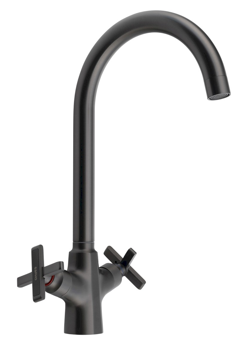 XELLA stojánková dřezová baterie, gun metal XE603GM