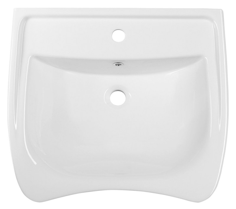 HANDICAP keramické umyvadlo pro handicapované 60x55cm, bílá 5160