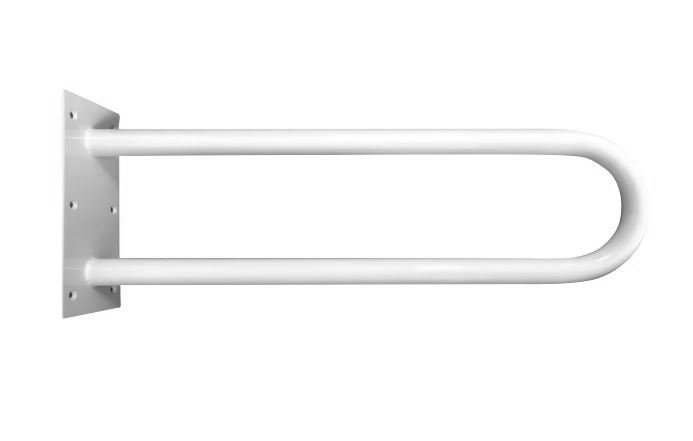 HANDICAP opěrné pevné madlo tvar U 600mm, bílá XH538W