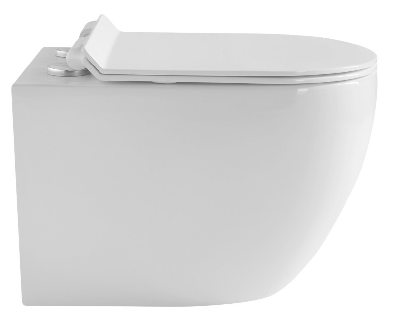 CARLO závěsná WC mísa, Vortex Rimless, 36x53cm, bílá PRX.101.851