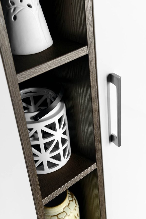 ESPACE otevřená policová skříňka 20x172x32cm, bílá ESC100-3030