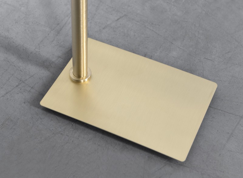 TRILLY stojan na ručníky, hranatý, zlato mat TR3188