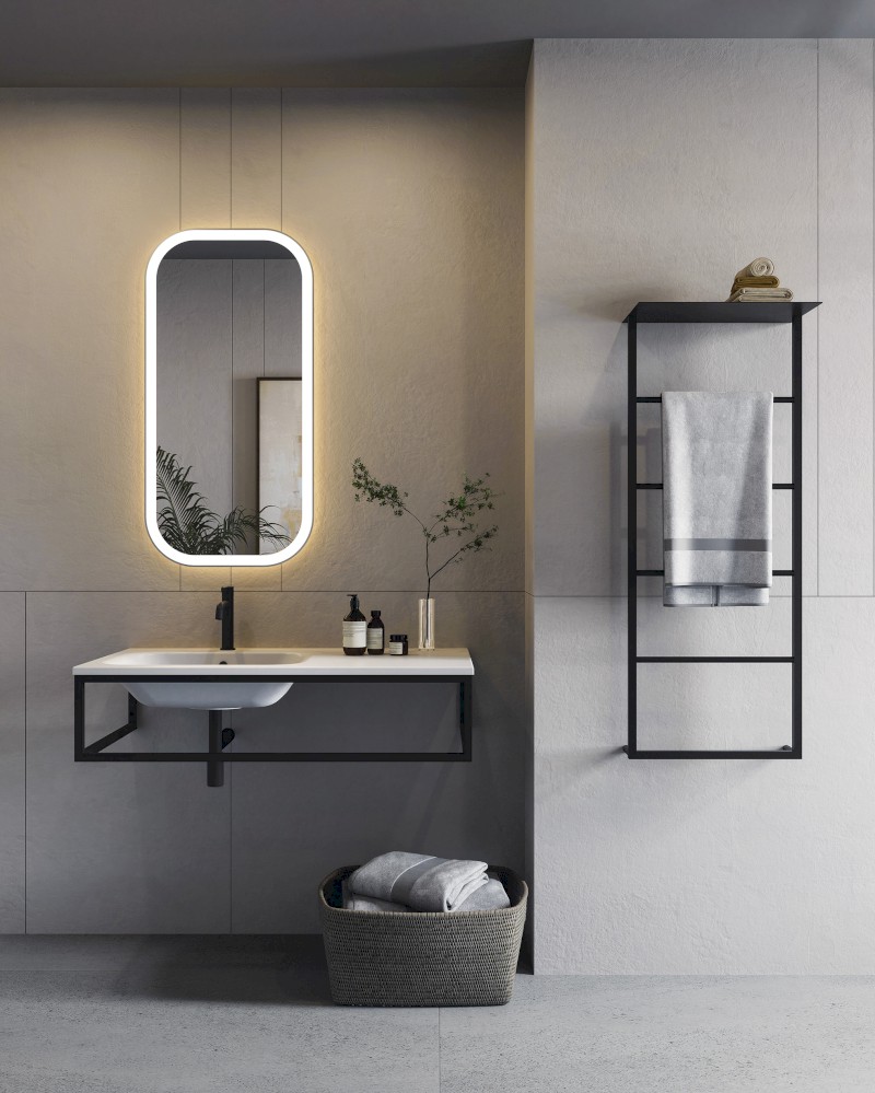 MANOR zrcadlo s LED osvětlením 50x100cm MN500