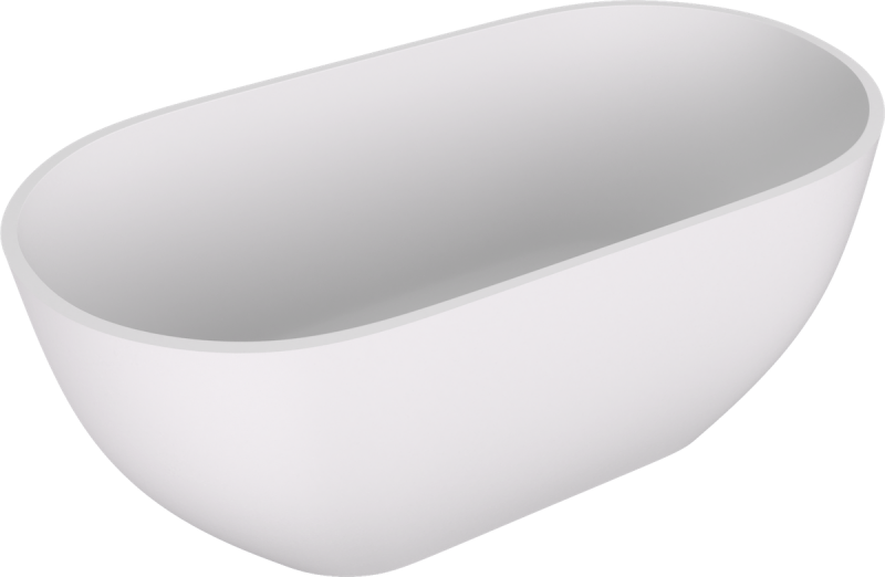 REDUTA volně stojící vana litý mramor 171x81x58cm, bílá mat 71842MAT