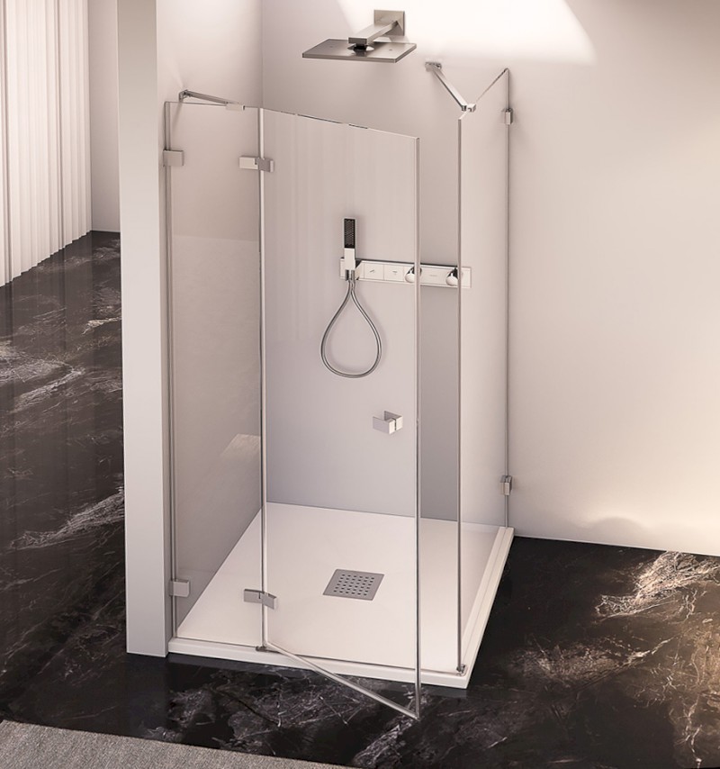 FORTIS EDGE sprchové dveře 1200mm, čiré sklo, levé FL1212L