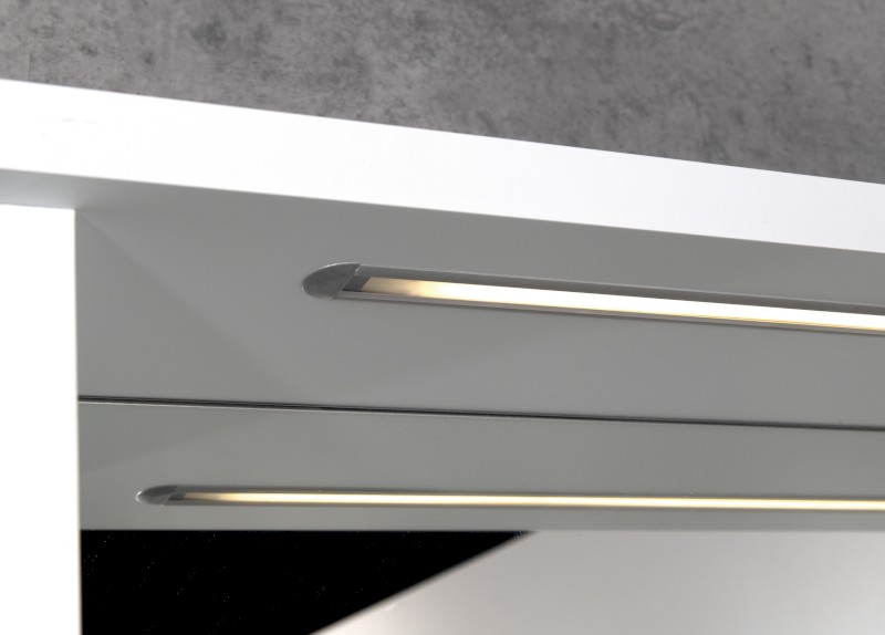 KORIN STRIP zrcadlo s LED osvětlením a policemi 50x70x12cm KO355S