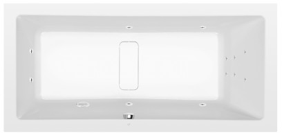 MARLENE hydromasážní vana, 190x90x48cm, Attraction Hydro, chrom 71607.3010